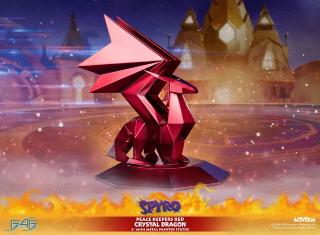 First 4 Figures Spyro Peace Keepers statueta metal rosie