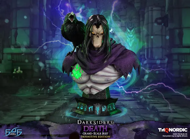 First 4 Figures Darksiders Death bust rășină LED