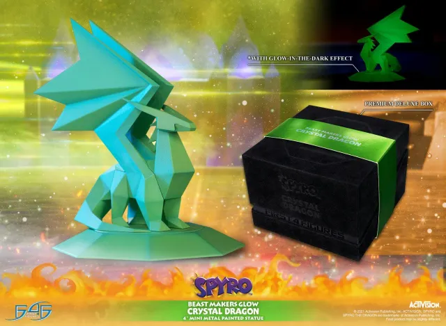 First 4 Figures Spyro Beast Makers statueta metal fosforescenta