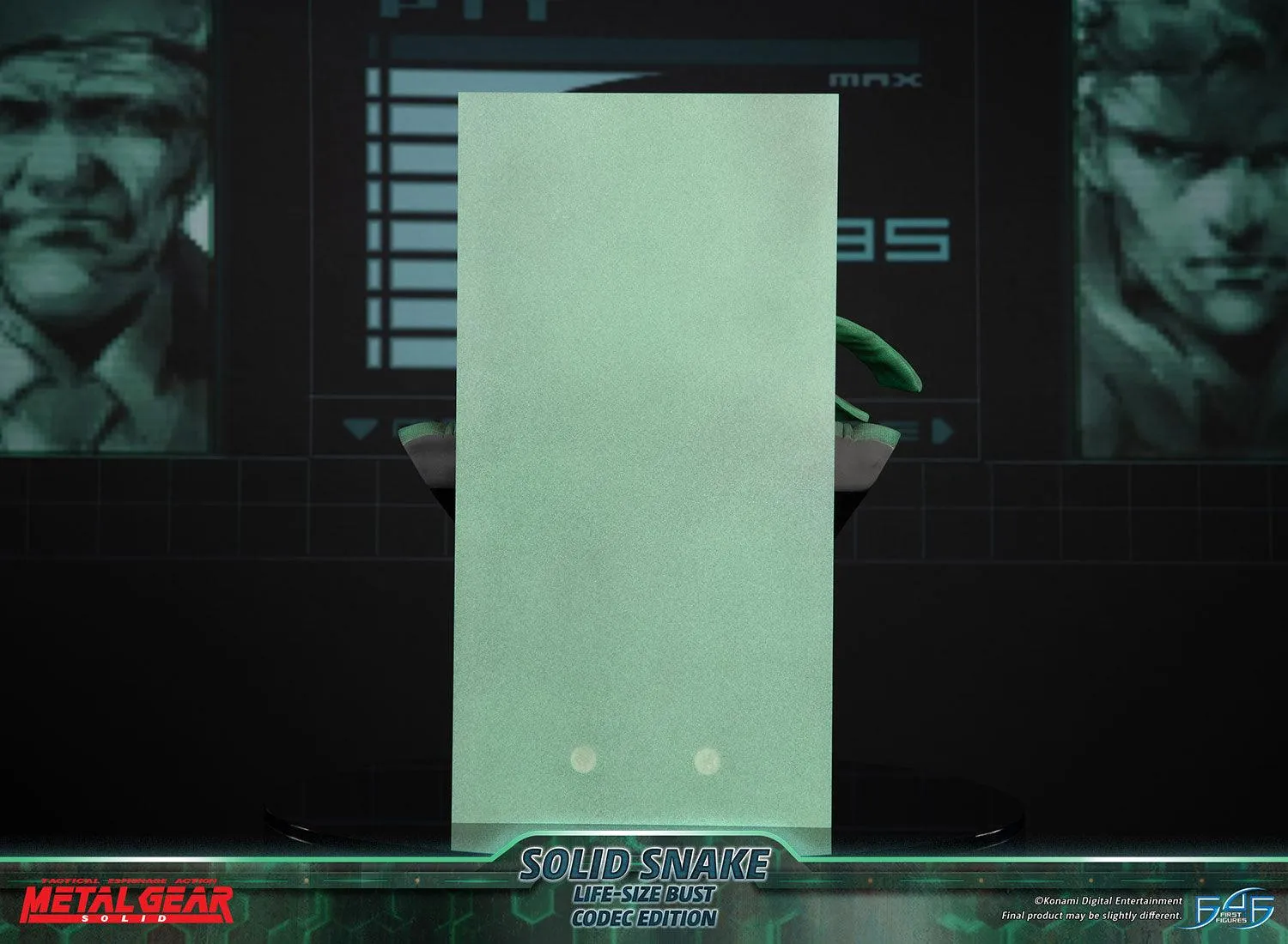 First 4 Figures Metal Gear Solid Snake bust Codec life-size