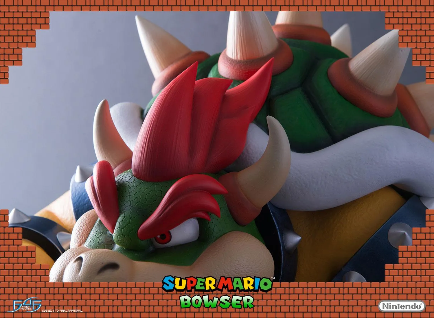 First 4 Figures Super Mario Bowser Regular statueta 49 cm