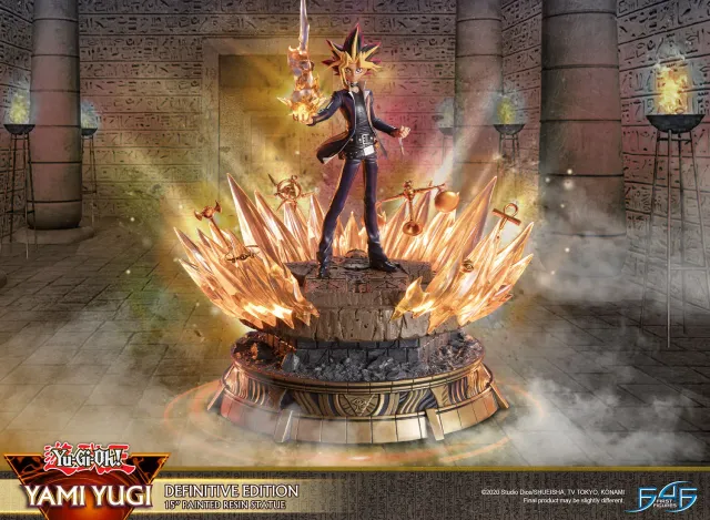 First 4 Figures Yu-Gi-Oh Yami Yugi Definitive statueta LED cartus