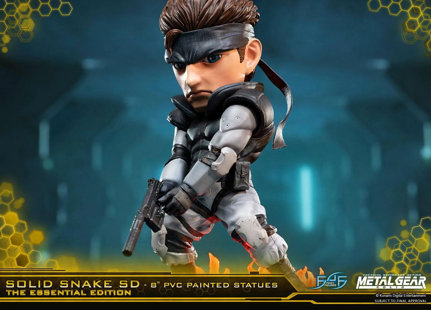 First 4 Figures Metal Gear Solid Snake SD Essential figurina