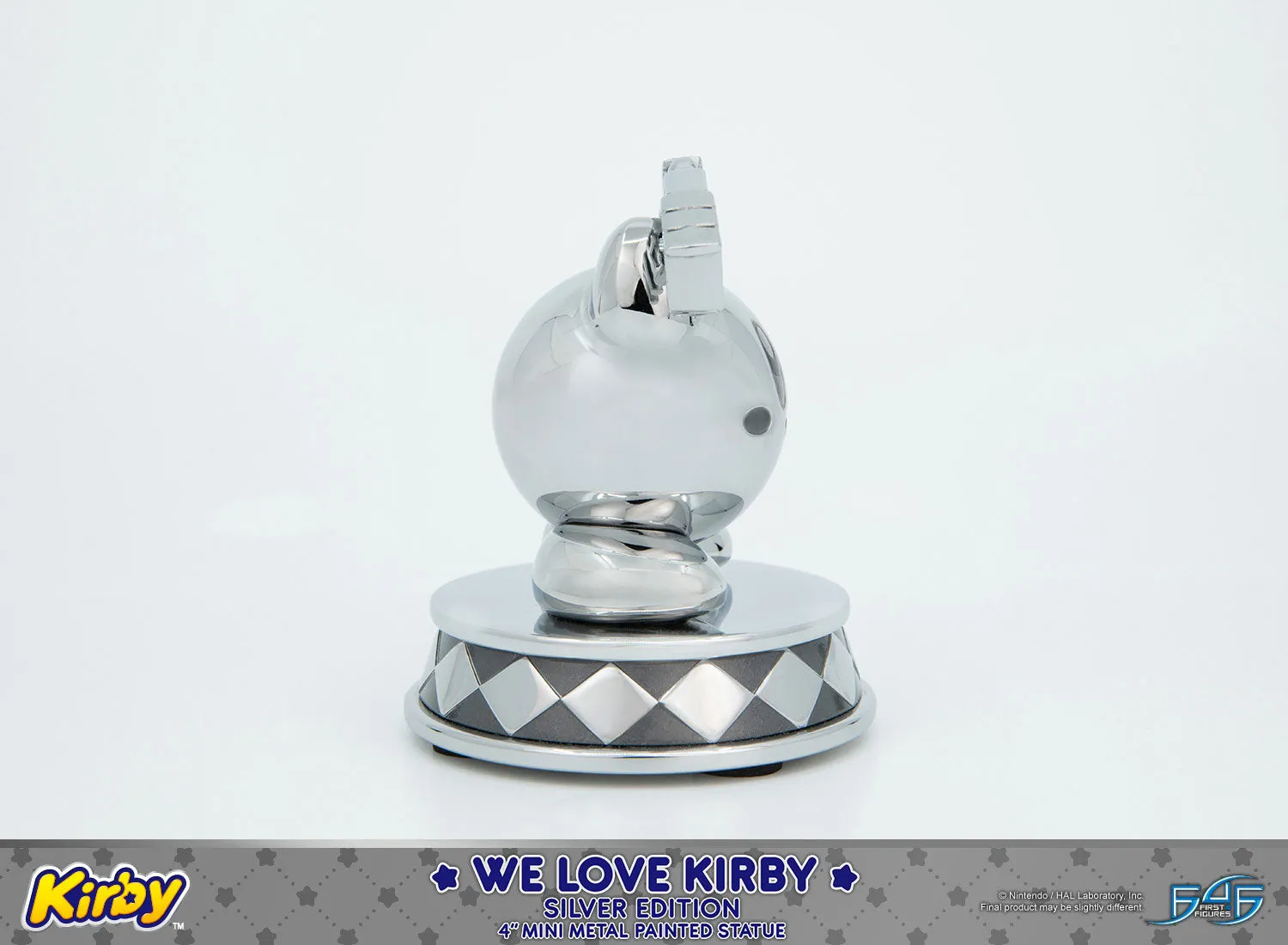 First 4 Figures Kirby We Love Kirby Silver statueta metal 10cm