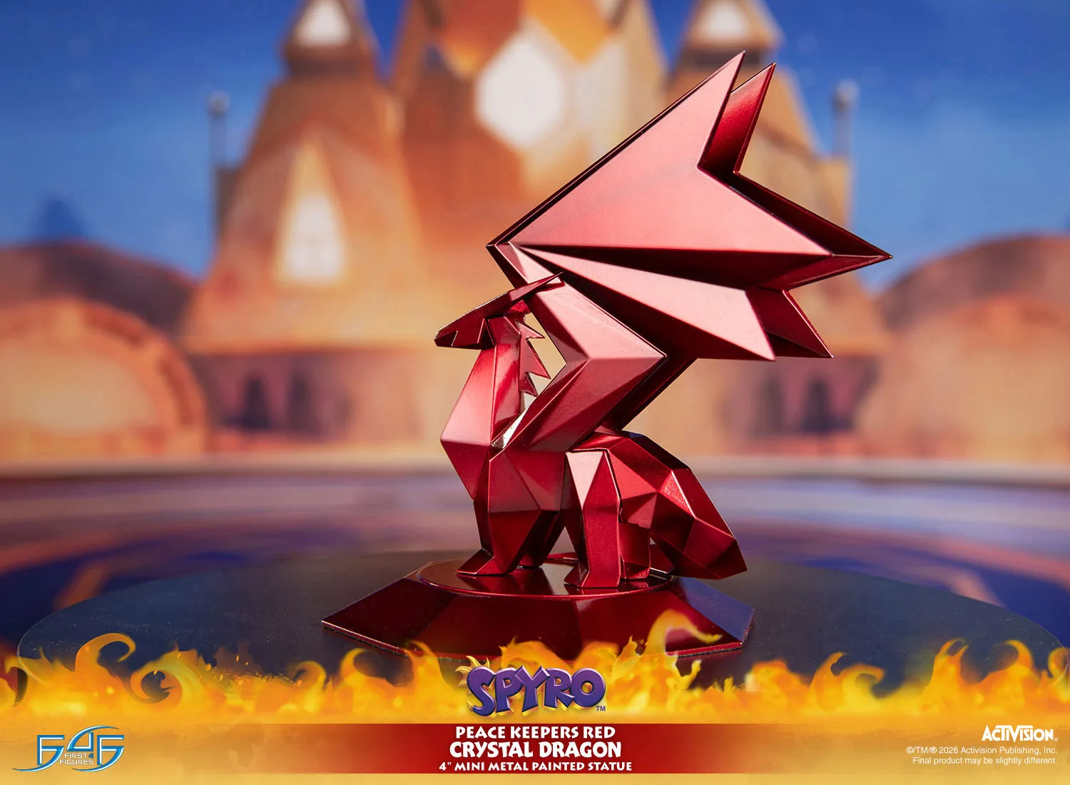 First 4 Figures Spyro Peace Keepers statueta metal rosie