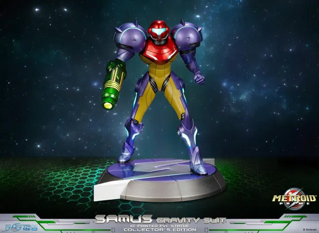 First 4 Figures Metroid Prime Samus Gravity Suit statueta Collector LED