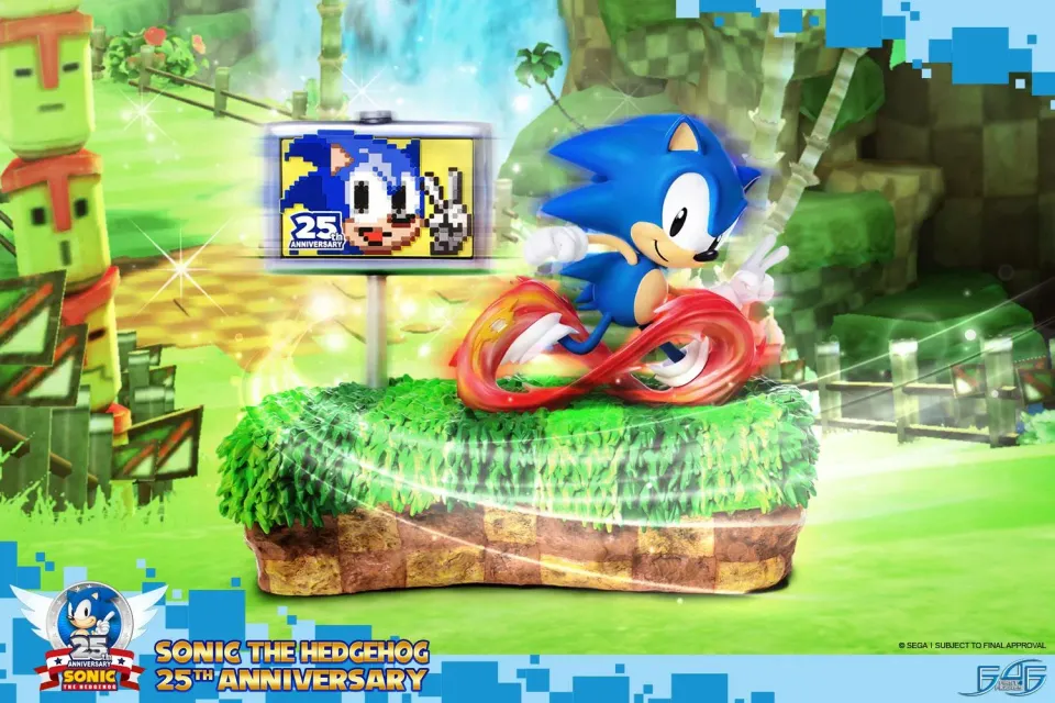 First 4 Figures Sonic 25th Anniversary statueta Regular