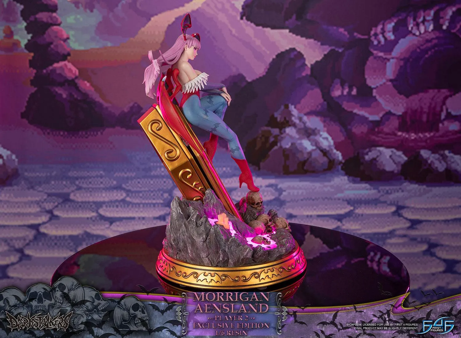 First 4 Figures Darkstalkers Morrigan statuetă rășină Player 2