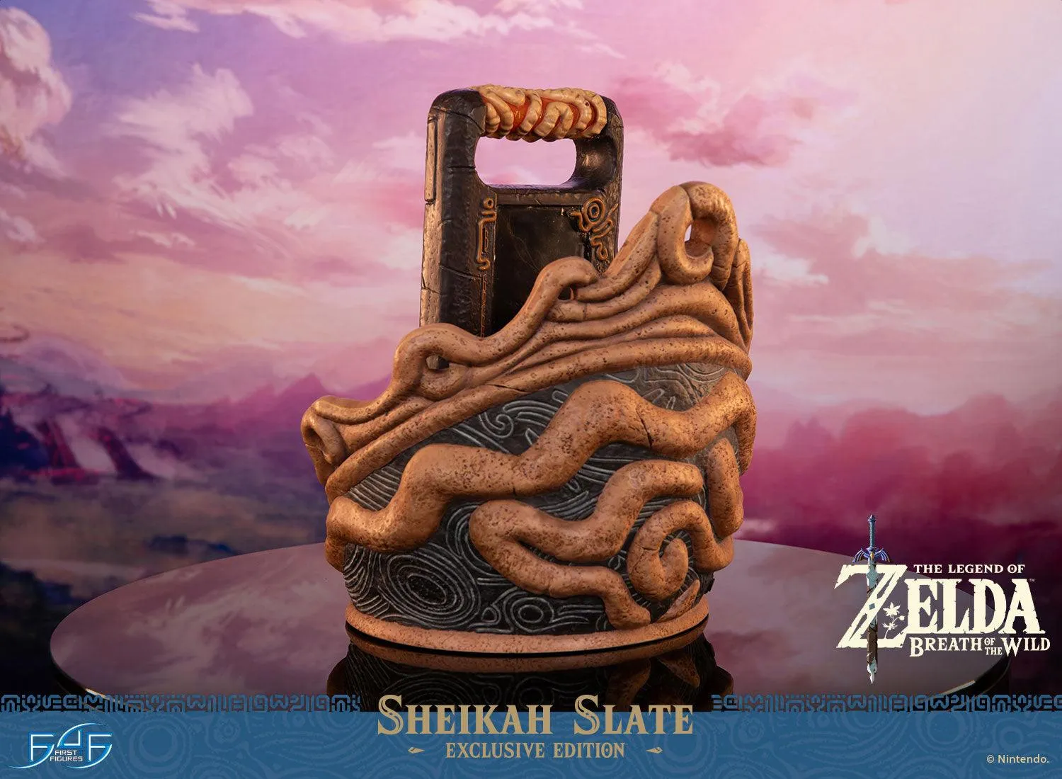 First 4 Figures Zelda Breath of the Wild Sheikah Slate replică Exclusive