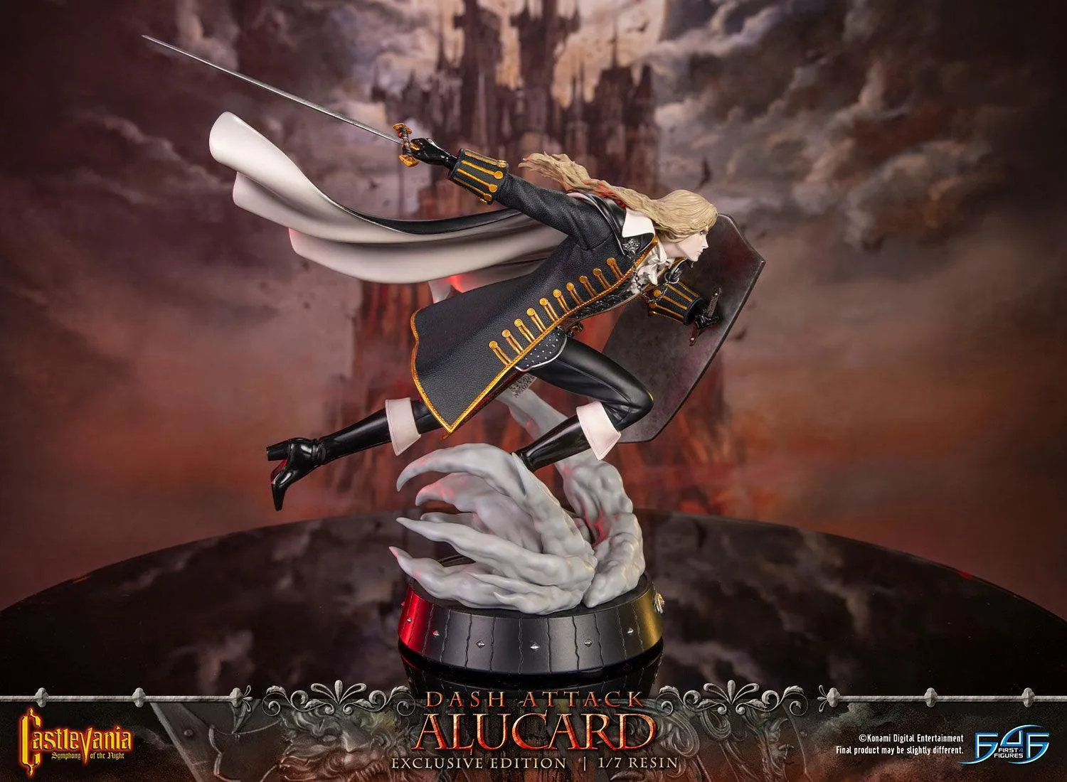 First 4 Figures Castlevania Alucard Dash Attack statueta scut