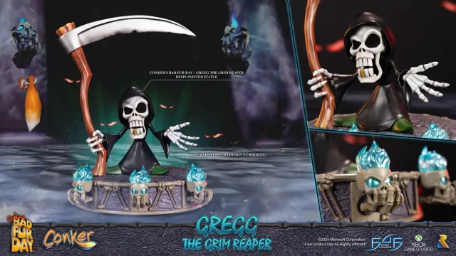First 4 Figures Conker Gregg Grim Reaper statuetă rășină 36 cm