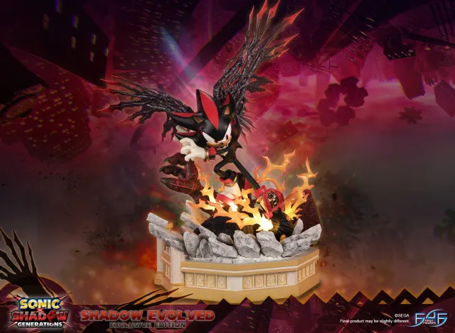 First 4 Figures Sonic Shadow Evolved statueta Exclusive LED
