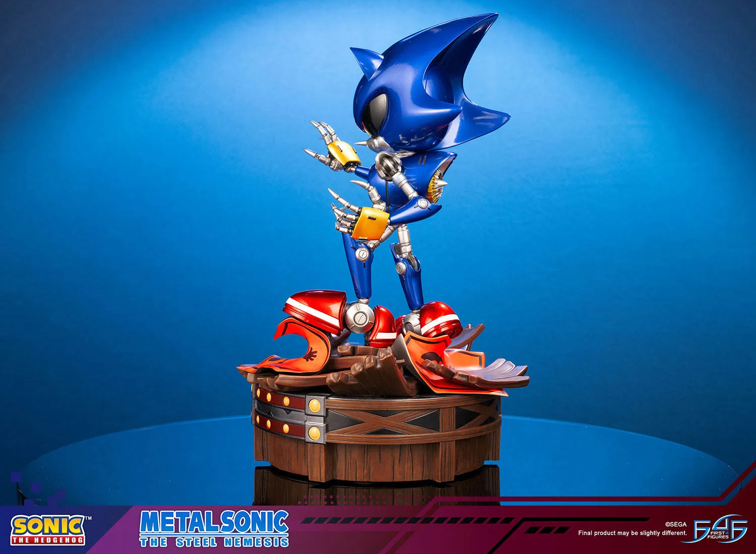First 4 Figures Sonic Metal Sonic statueta rasina editie limitata