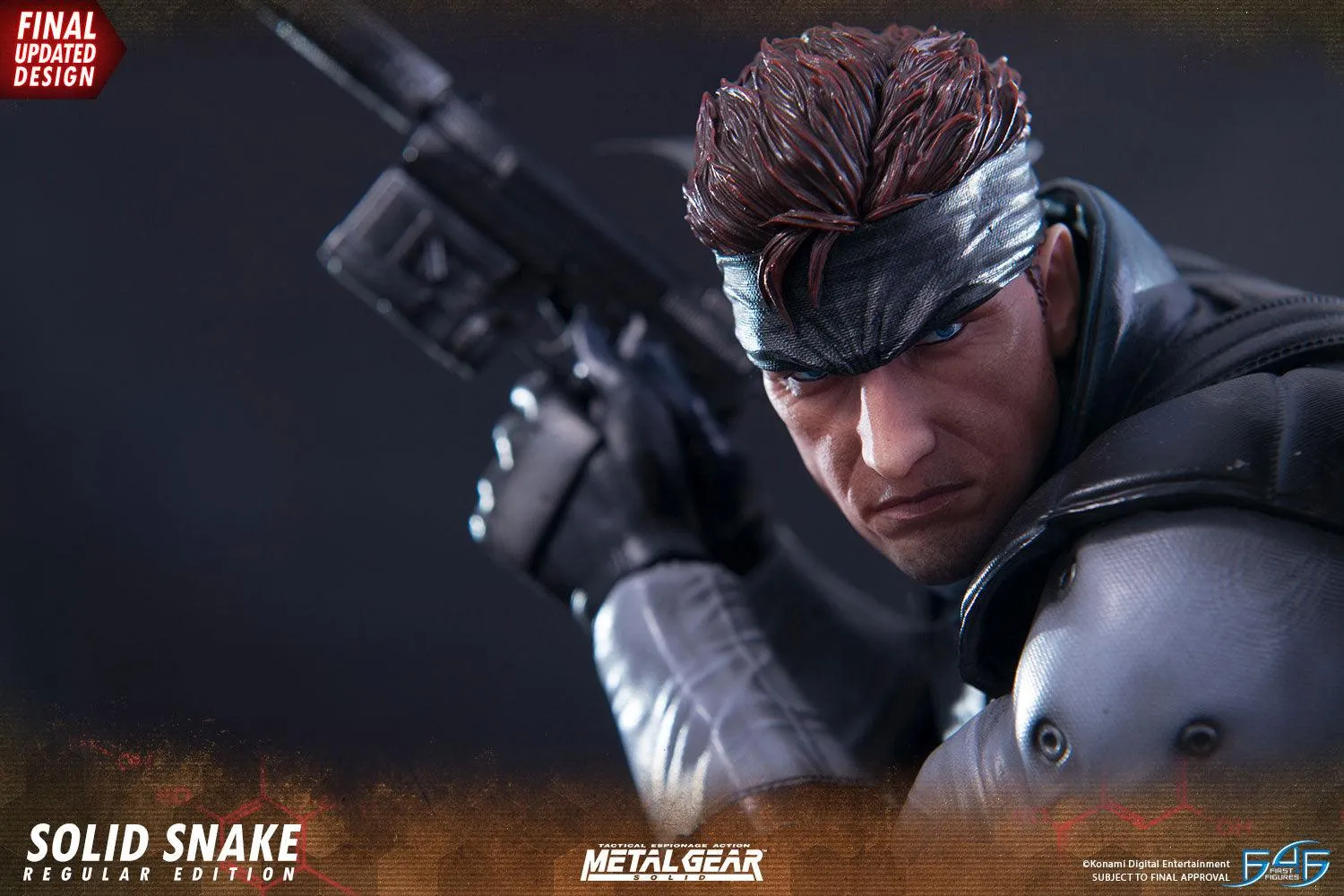 First 4 Figures Metal Gear Solid Snake statueta Regular 2 capete