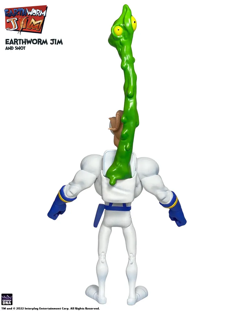 Premium DNA Toys Earthworm Jim Snot figurina articulata 15cm