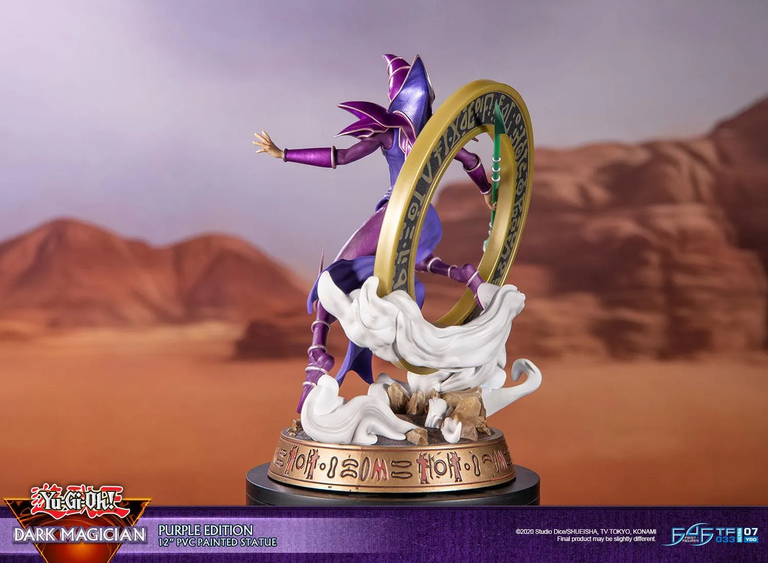 First 4 Figures Yu-Gi-Oh Dark Magician statueta Purple 30 cm