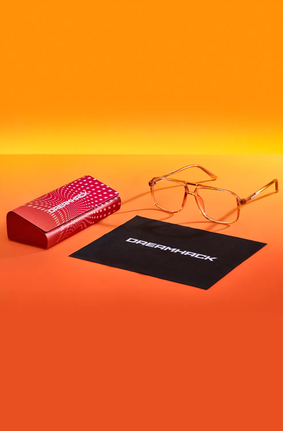 ESL DreamHack x Zenni Orange Outlook ochelari aviator