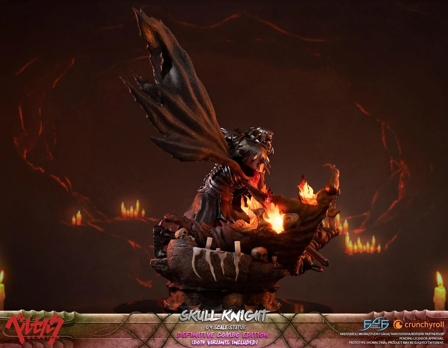 First 4 Figures Berserk Skull Knight statuetă Definitive Combo