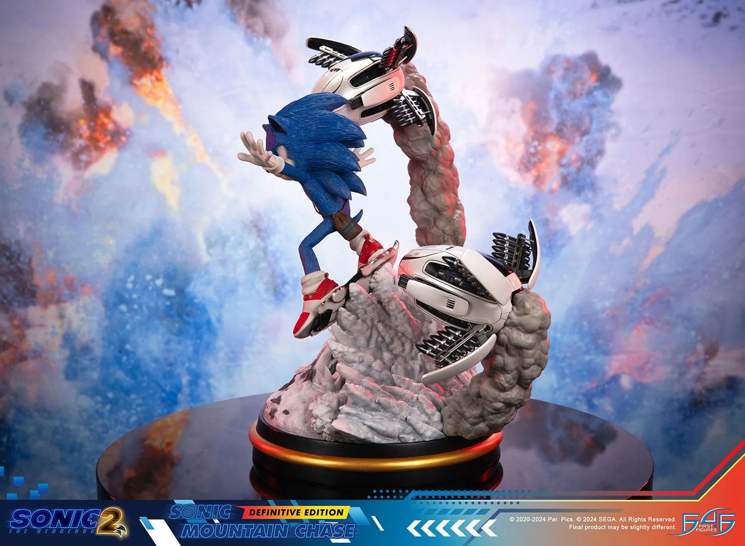 First 4 Figures Sonic Mountain Chase statueta Definitive LED