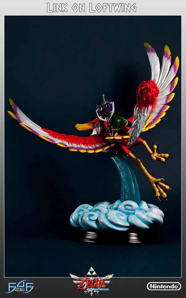 First 4 Figures Zelda Link on Loftwing statueta rasina