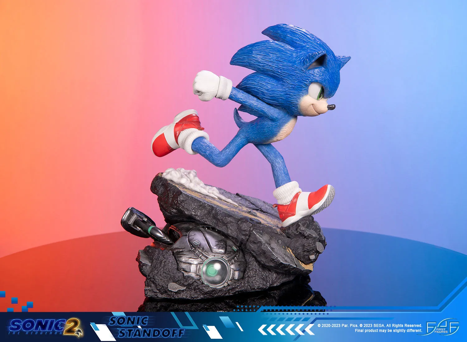 First 4 Figures Sonic 2 Sonic Standoff statuetă dioramă rășină