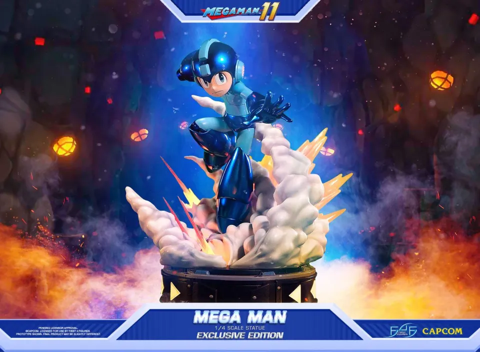 First 4 Figures Mega Man 11 statuetă Exclusive LED rășină