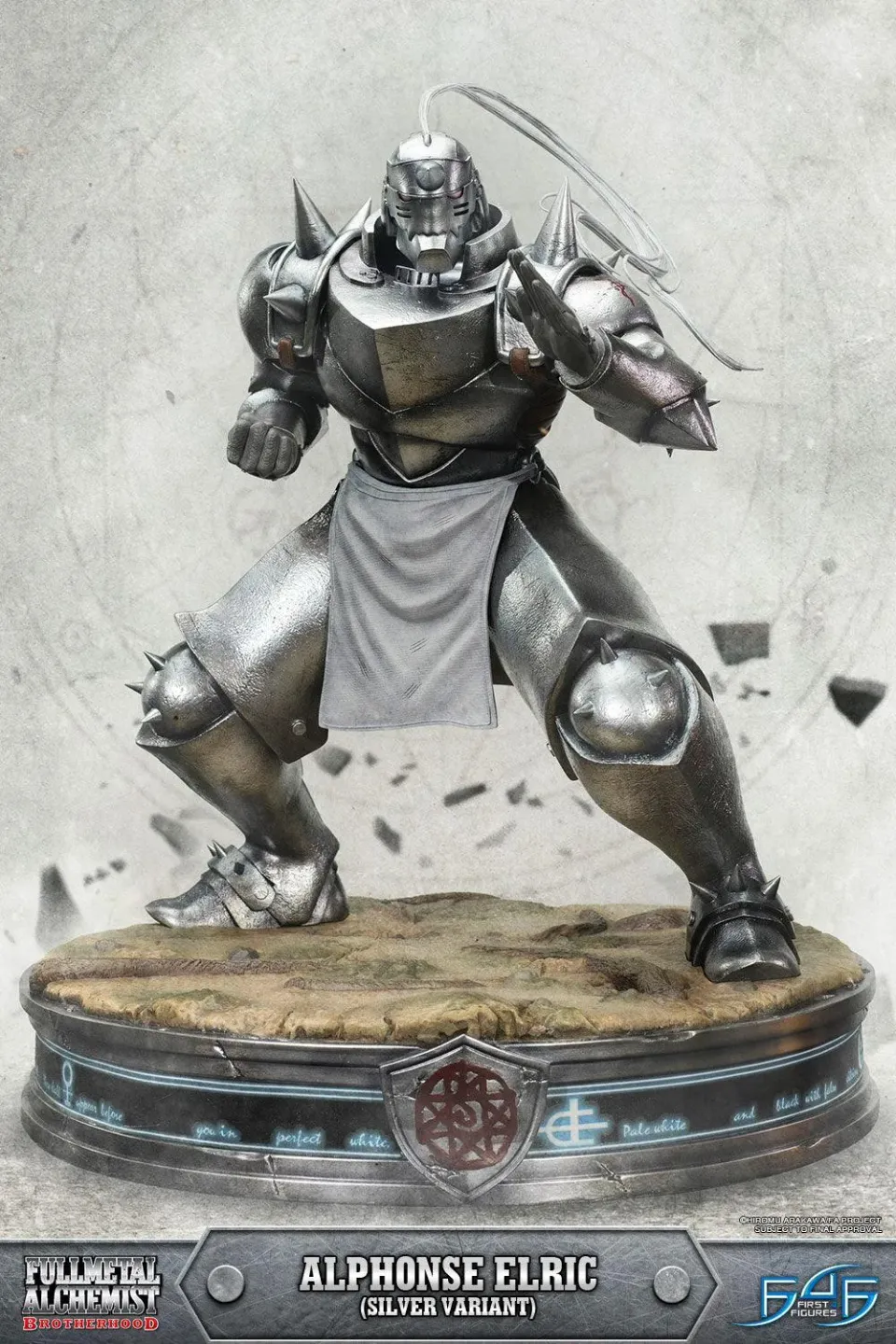 First 4 Figures Fullmetal Alphonse statueta Silver din rasina