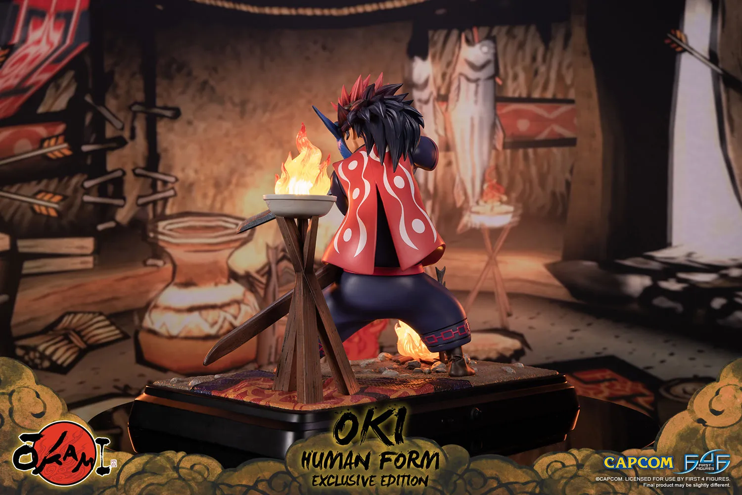 First 4 Figures Oki Human statuetă LED Exclusive 38 cm