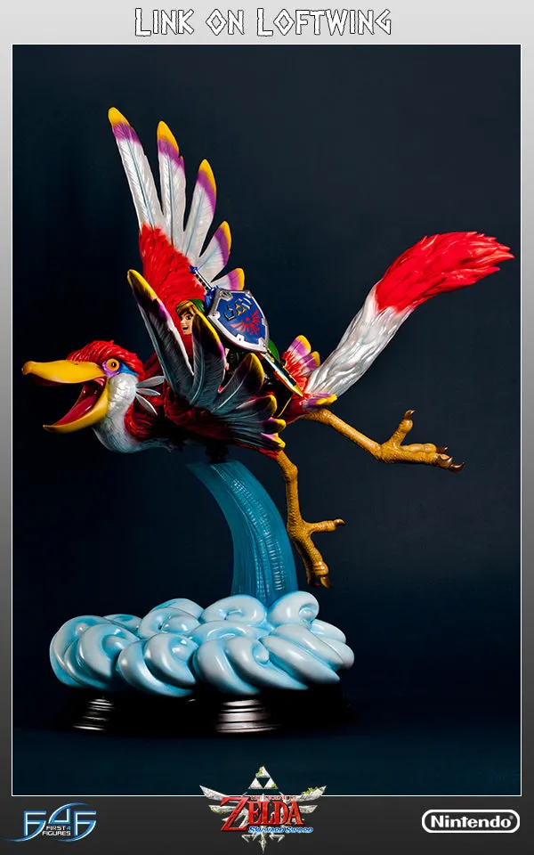 First 4 Figures Zelda Link on Loftwing statueta rasina