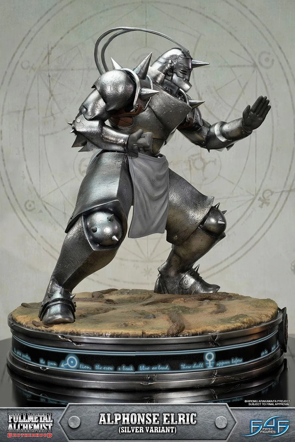 First 4 Figures Fullmetal Alphonse statueta Silver din rasina