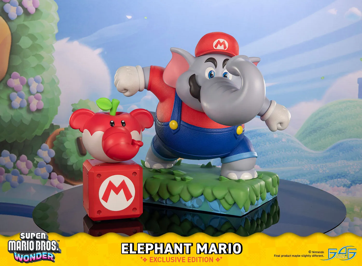 First 4 Figures Super Mario Wonder Elephant Mario statueta