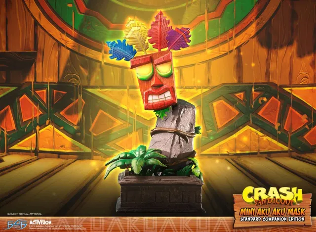 First 4 Figures Crash Mini Aku Aku mască rășină