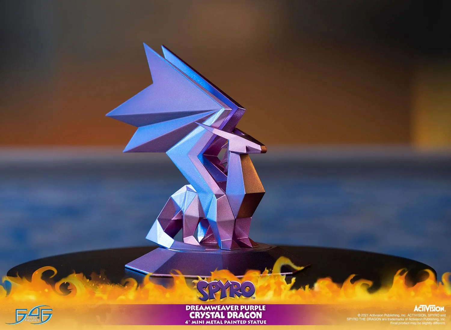 First 4 Figures Spyro Dreamweaver Purple statueta metal cristal mov