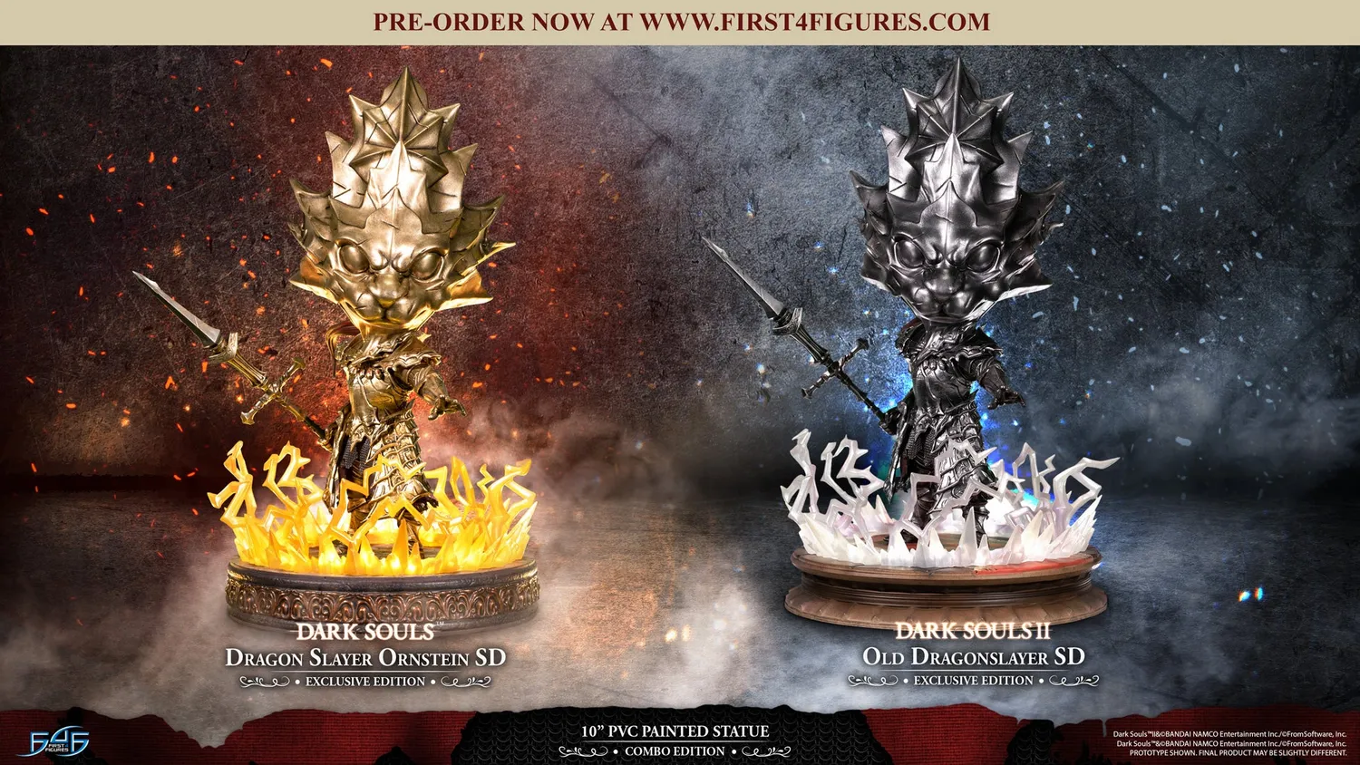 First 4 Figures Dark Souls Ornstein SD statuetă PVC Combo LED