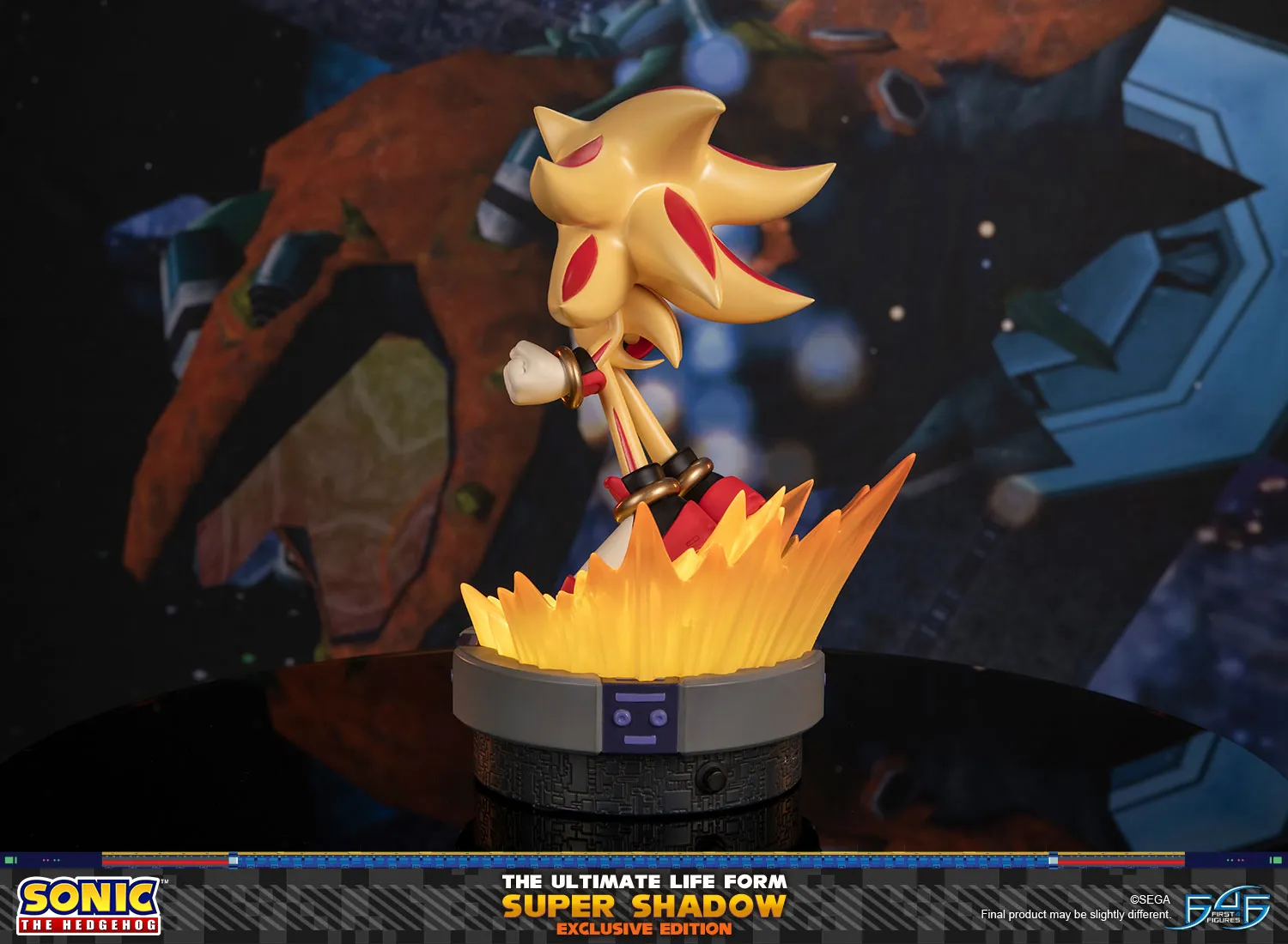 First 4 Figures Sonic Super Shadow statueta Exclusive LED ARK