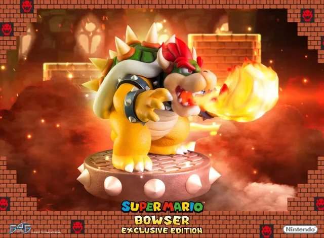 First 4 Figures Super Mario Bowser statueta Exclusive 49 cm