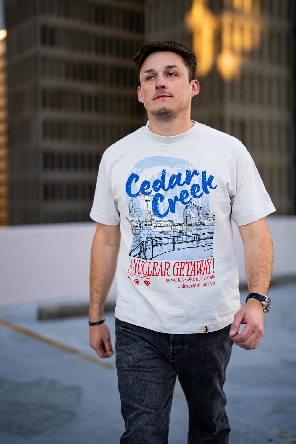 ESL Gaming CS Cedar Creek tricou gri bumbac