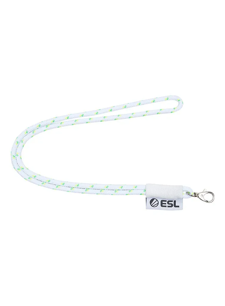 ESL Lanyard șnur ecuson alb OS 50 cm acces eveniment
