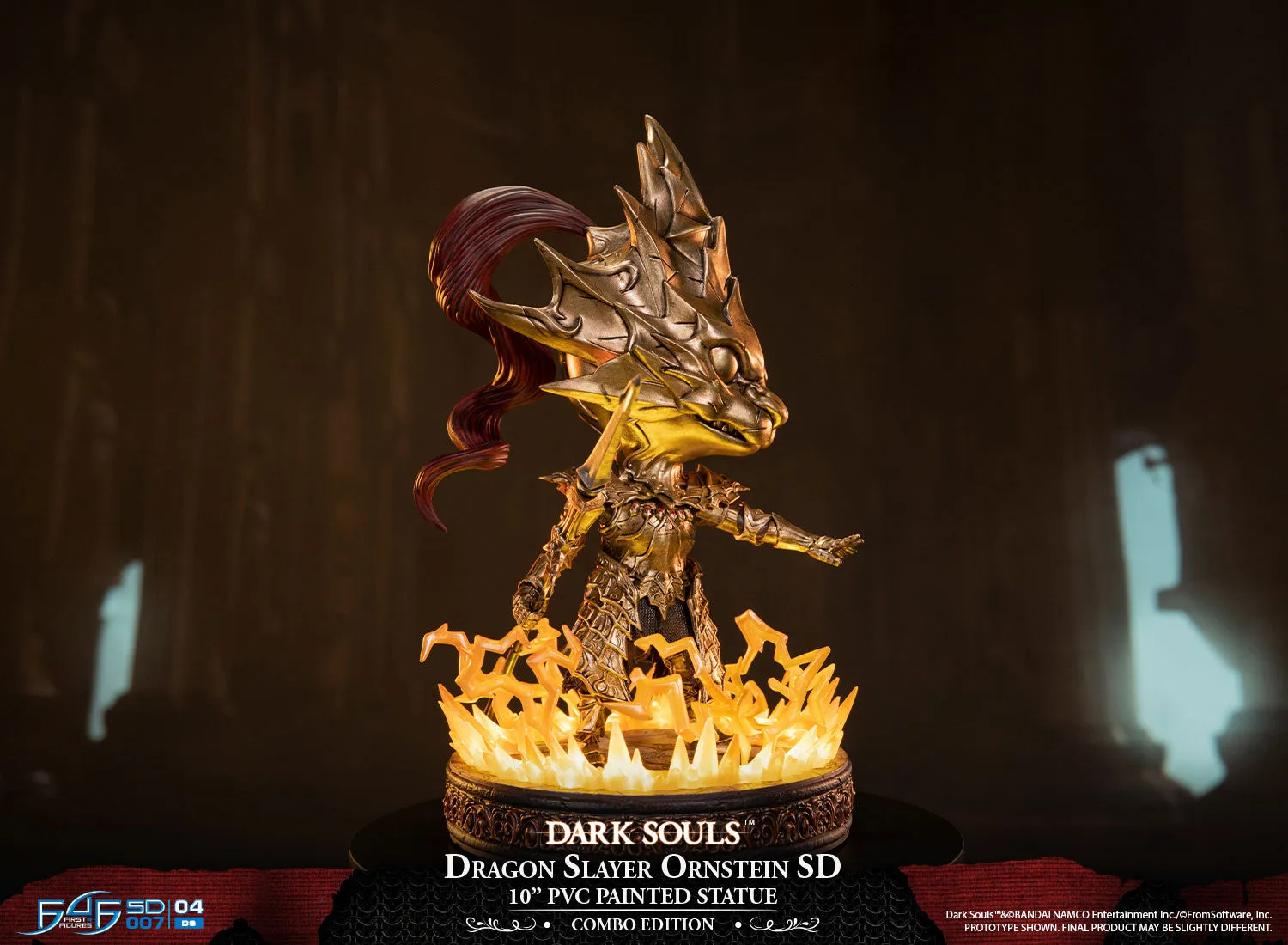 First 4 Figures Dark Souls Ornstein SD statuetă PVC Combo LED