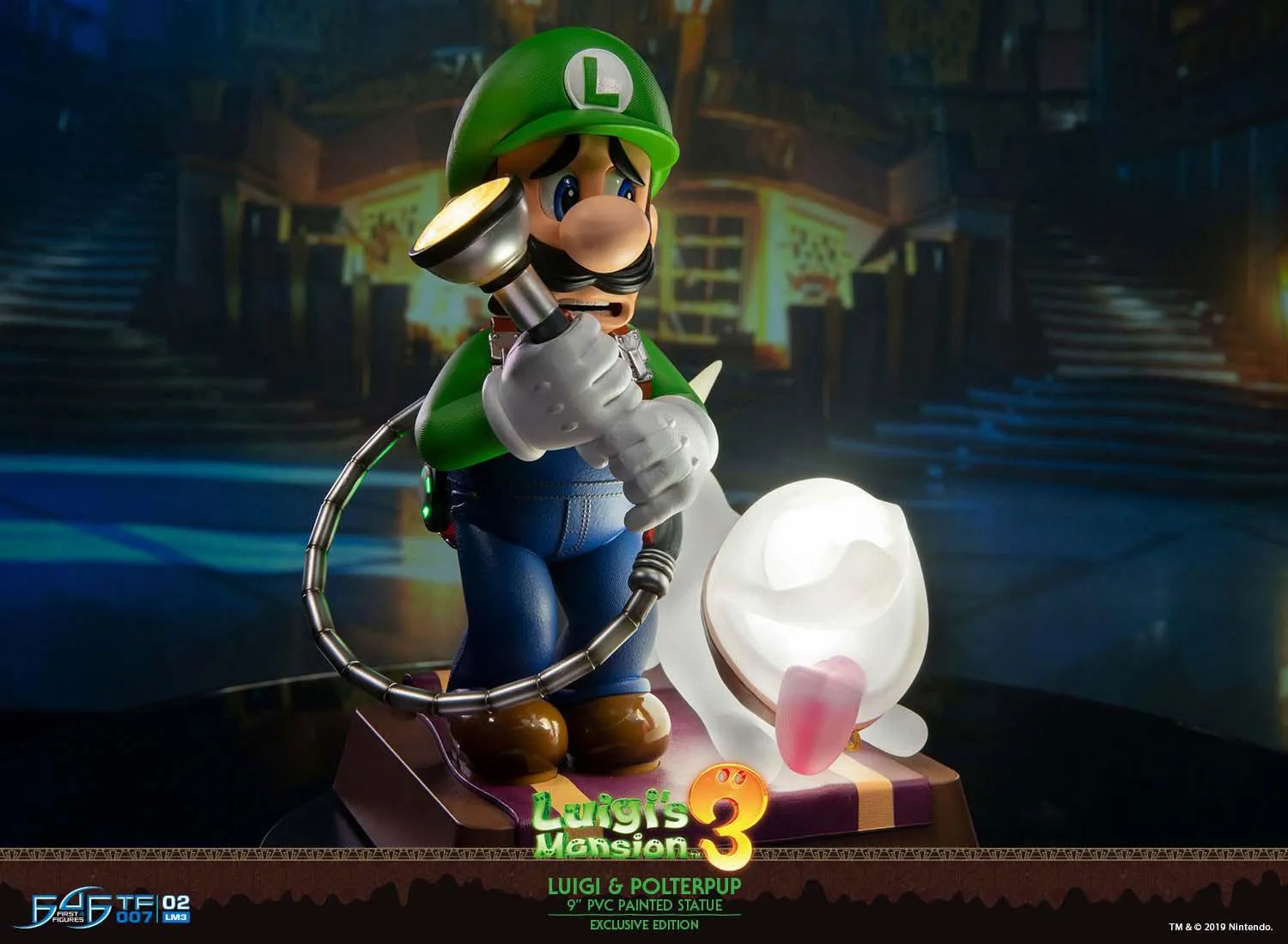 First 4 Figures Luigi Polterpup figurina Exclusive LED