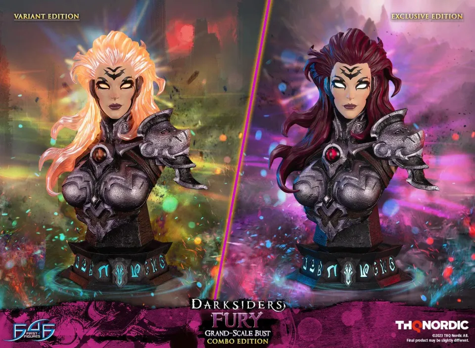 First 4 Figures Darksiders Fury bust Combo 39cm LED