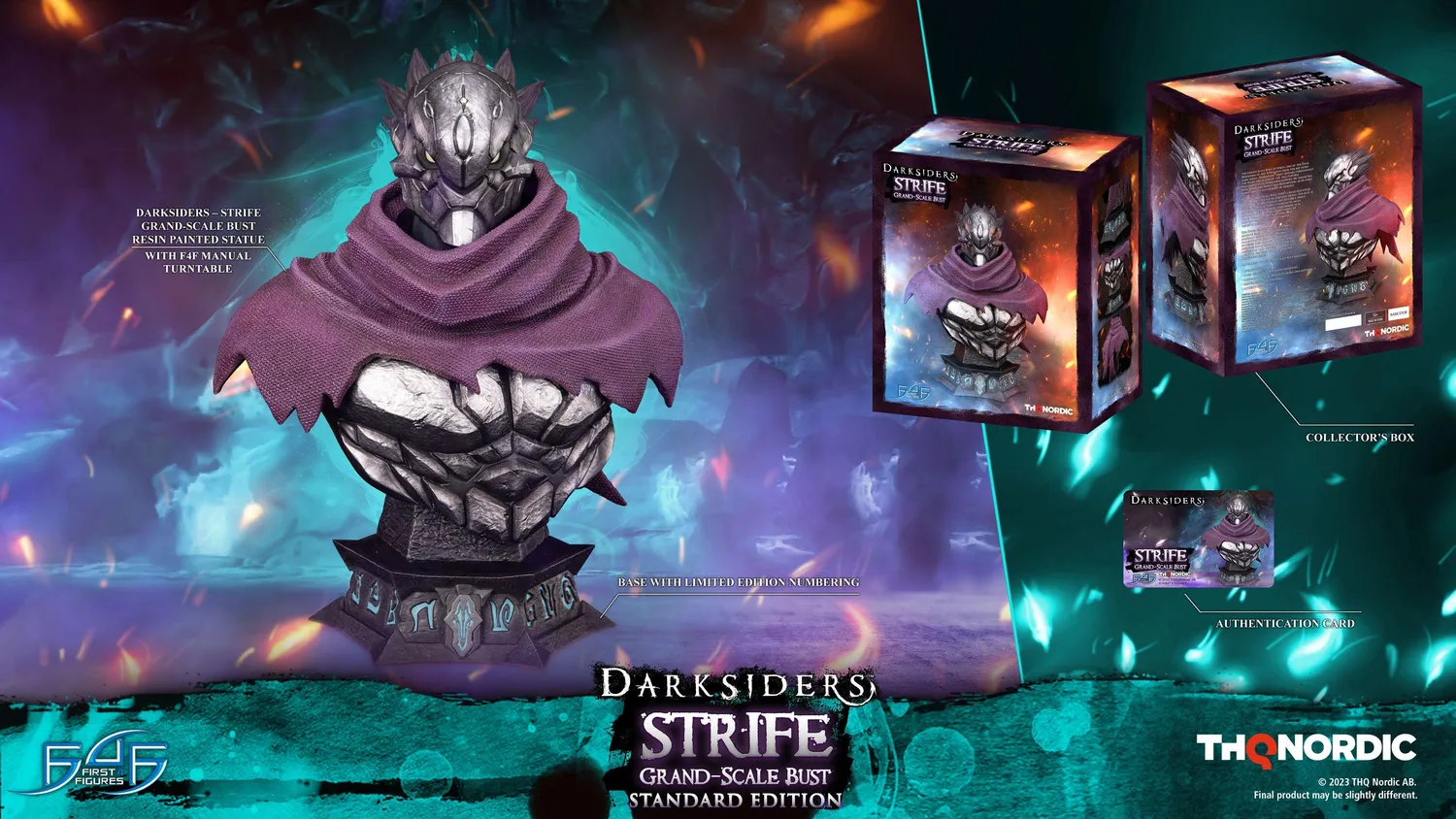 First 4 Figures Darksiders Strife bust rășină Grand Scale