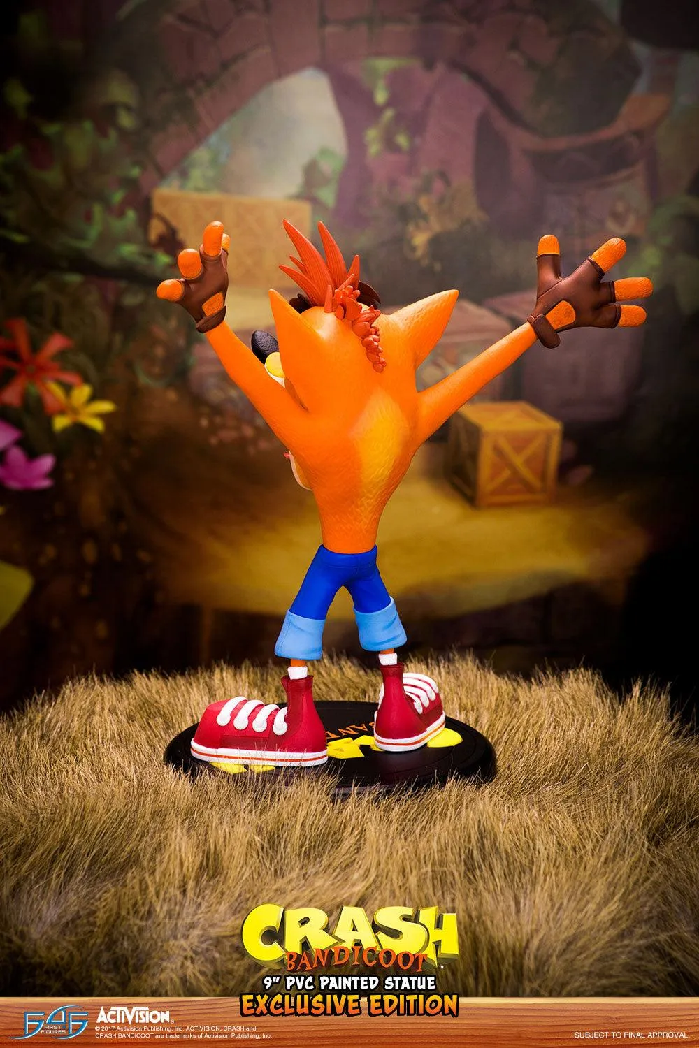 First 4 Figures Crash Bandicoot statueta PVC Exclusive 9 inch