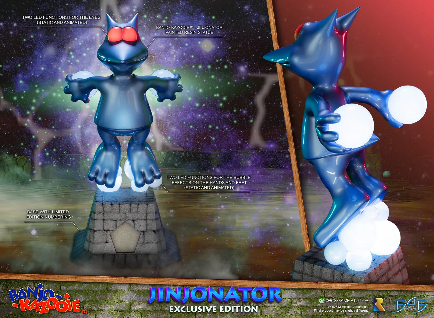 First 4 Figures Banjo-Kazooie Jinjonator Statuetă Exclusive LED