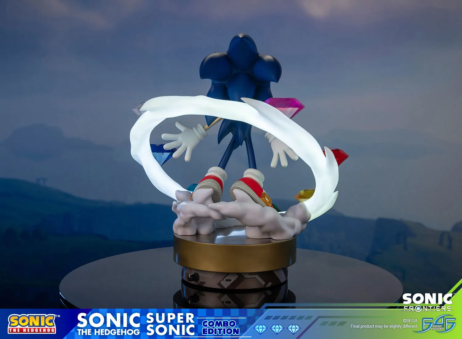 First 4 Figures Sonic Frontiers Sonic+Super Sonic set LED