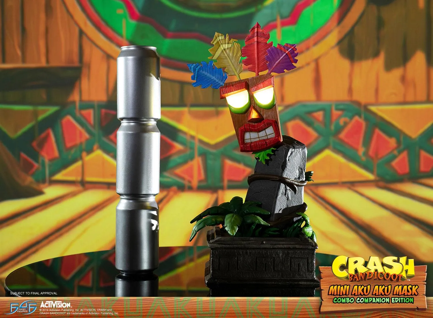 First 4 Figures Crash Mini Aku Aku masca Combo
