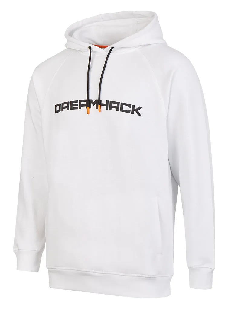 DreamHack Classic Pullover Hoodie hanorac alb bumbac