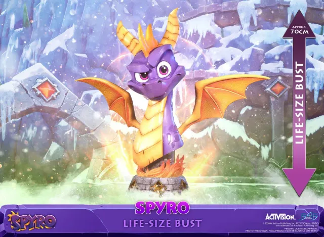 First 4 Figures Spyro Dragon bust Standard rășină mărime naturală