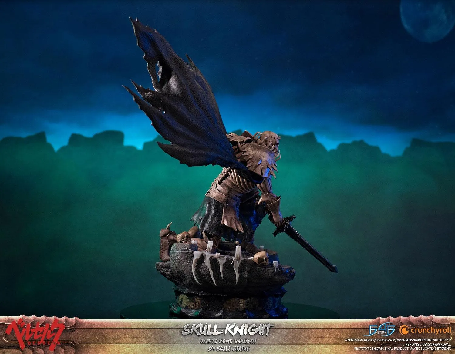 First 4 Figures Berserk Skull Knight White Bone statuetă