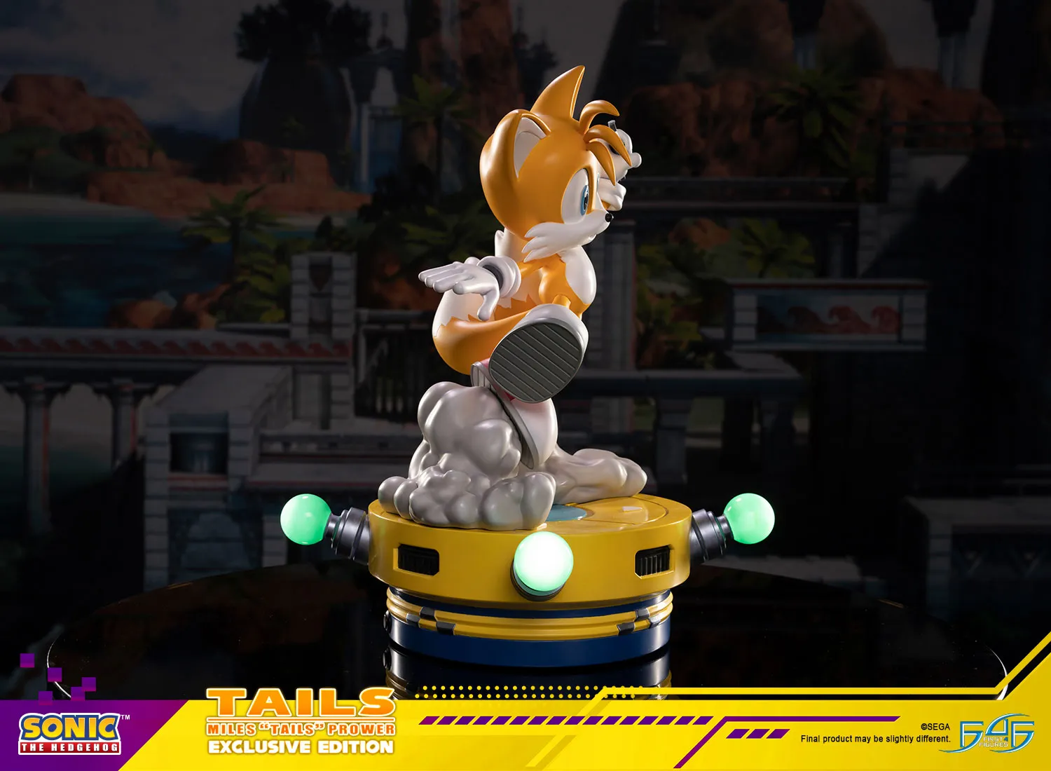 First 4 Figures Sonic Tails Exclusive statuetă rășină LED